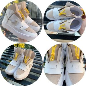 Nike Women's Vandalised White/Chrome Yellow